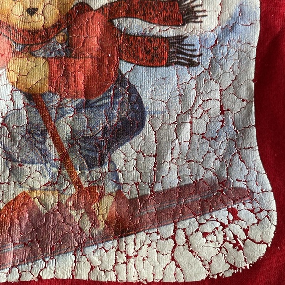 Blue Jean Teddy One Piece Long Sleeve With Snap Closure Size 12 months - Picture 11 of 16